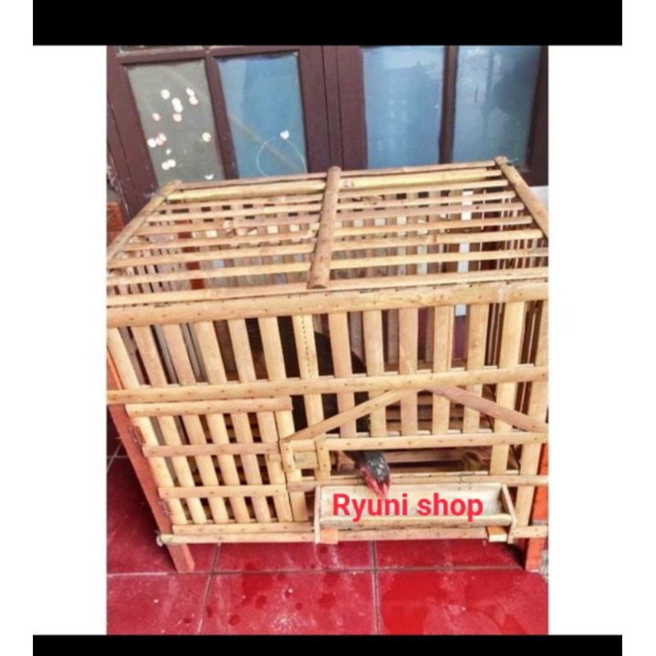 KANDANG BAMBU AYAM, KELINCI dll uk. 50x70 cm-3