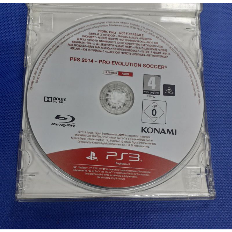 PS3 PES 2014 Pro Evolution Soccer ( original sony )