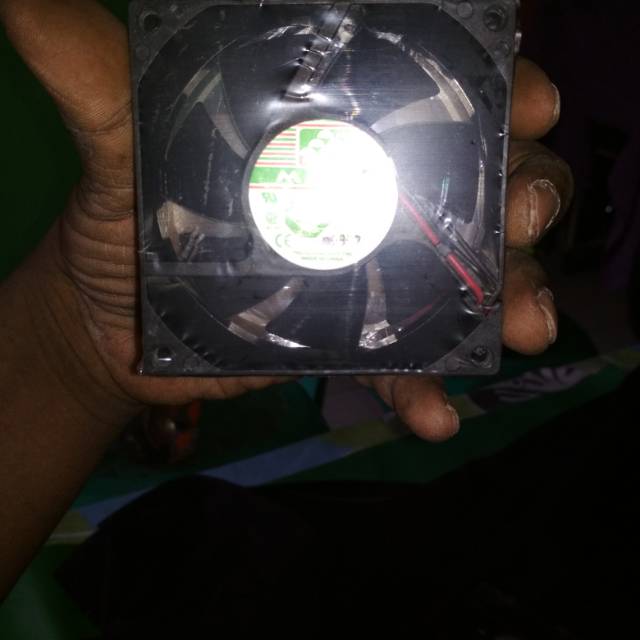Kipas dc 12 volt 8 cm original second/ BEKAS
