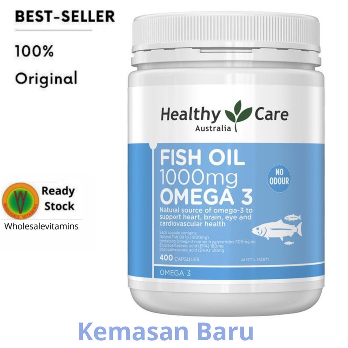 Healthy Care Fish Oil 1000Mg Omega 3 - 400 Kapsul