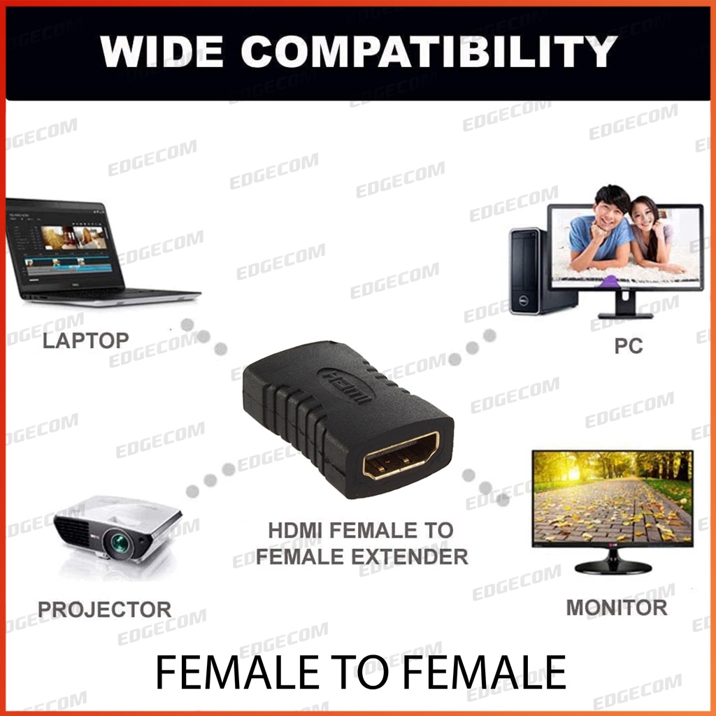 Barel / Sambungan HDMI Female to HDMI female