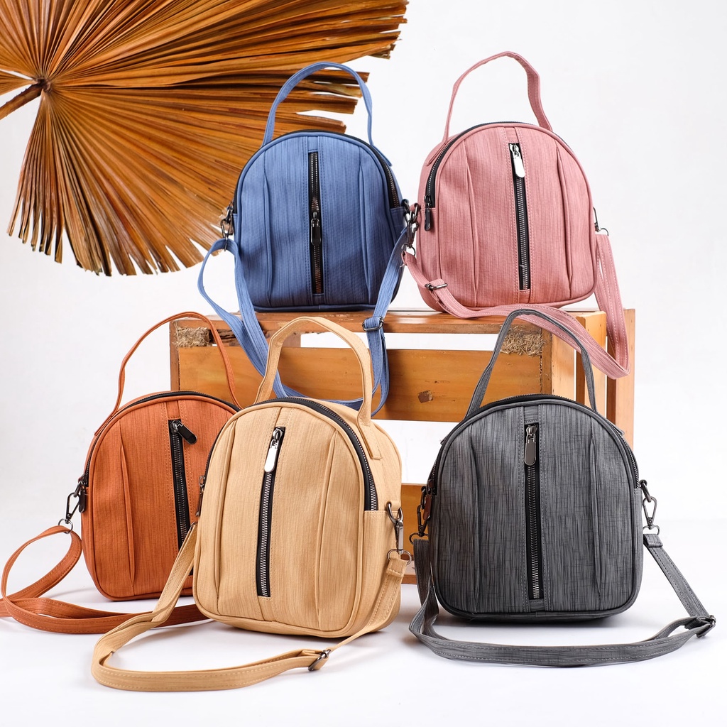 Tas Ransel cewek - cewek korea  Tas Jinjing Sling Bag Cewek Handbag Kekinian Murah Tas Ransel Wanita 3 In 1 Tas Slempang Wanita