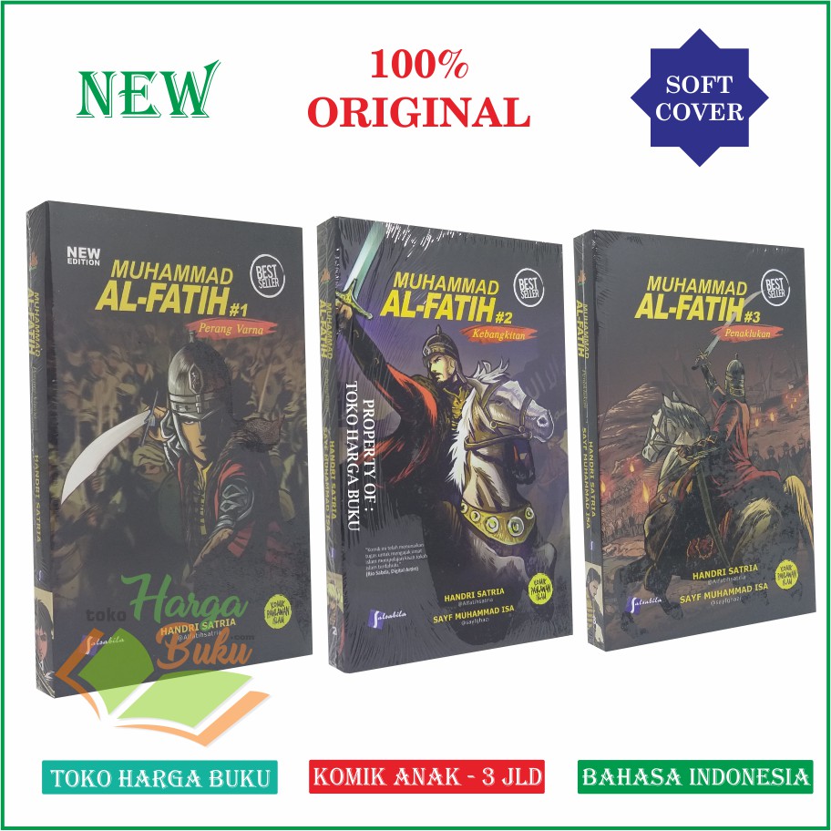 Foto Komik Muhammad Al-Fatih Jilid 1 2 3 ORIGINAL