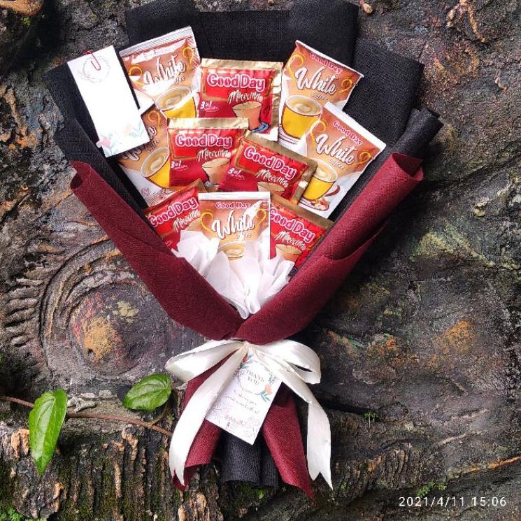 

◀ Buket Kopi Ukuran Small / Buket Snack Wisuda Murah / Buket untuk cowok ||9LBZV Ready Stock