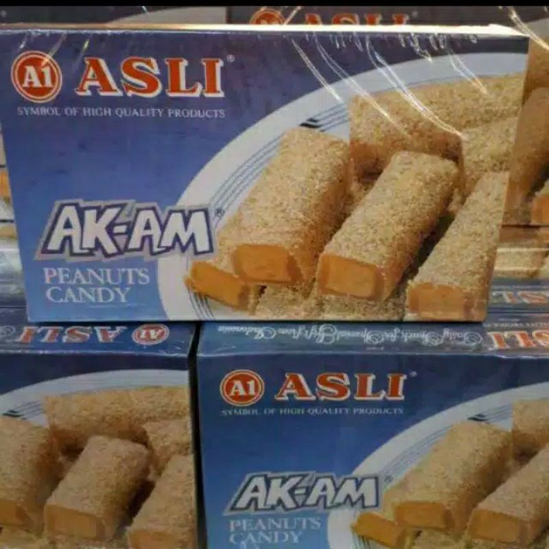 Kue A1 AK-AM Peanut Candy Mochi A1 Siantar Ak Am Siantar AkAm Siantar Kue Asli Siantar Kue kacang Tumbuk Siantar