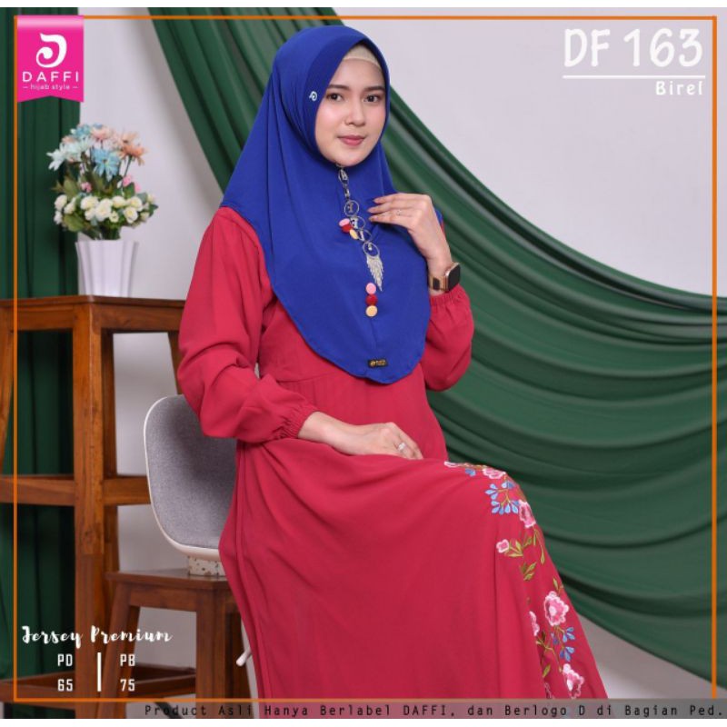 Hijab DAFFI KODE DF 163 BAHAN JERSEY SUPER