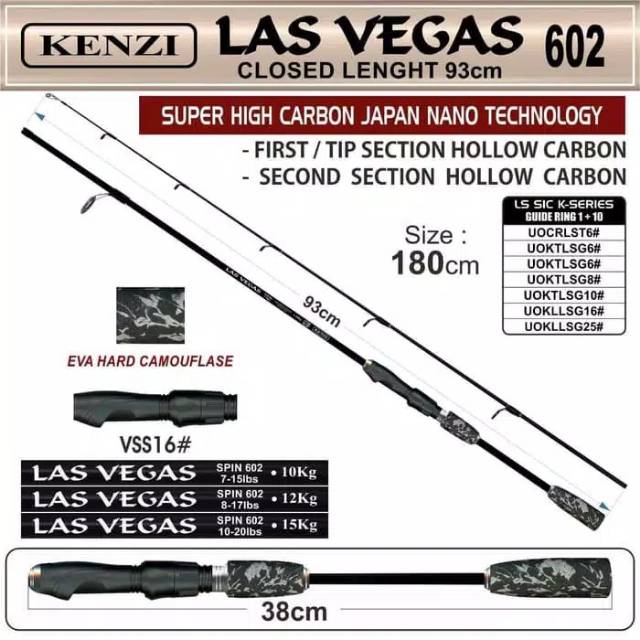 JORAN KENZI LAS VEGAS 602 180cm 10-20LBS