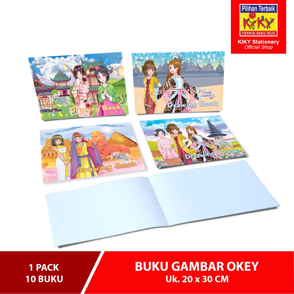 OKEY Buku Gambar A4 (Uk. 20 x 30 cm) - 1 Buku