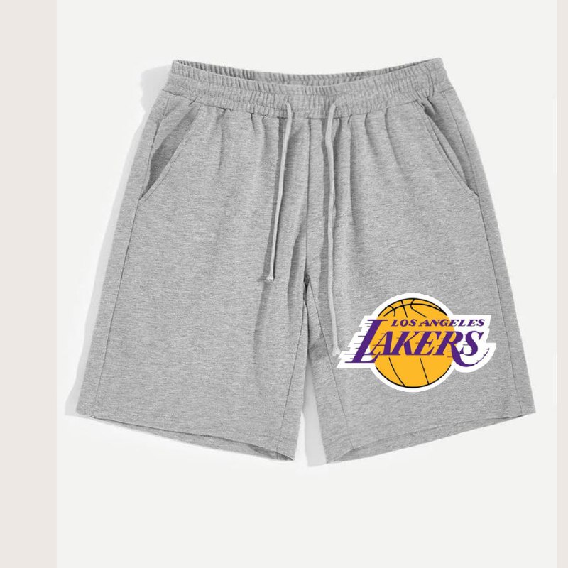 Clothing May - Celana Pendek Lakers Boxer Pria Pendek Celana Tali Kolor Bokser Kekinian Cowok Laki-Laki Bahan Babyterry Baby Terry Premium Original Murah