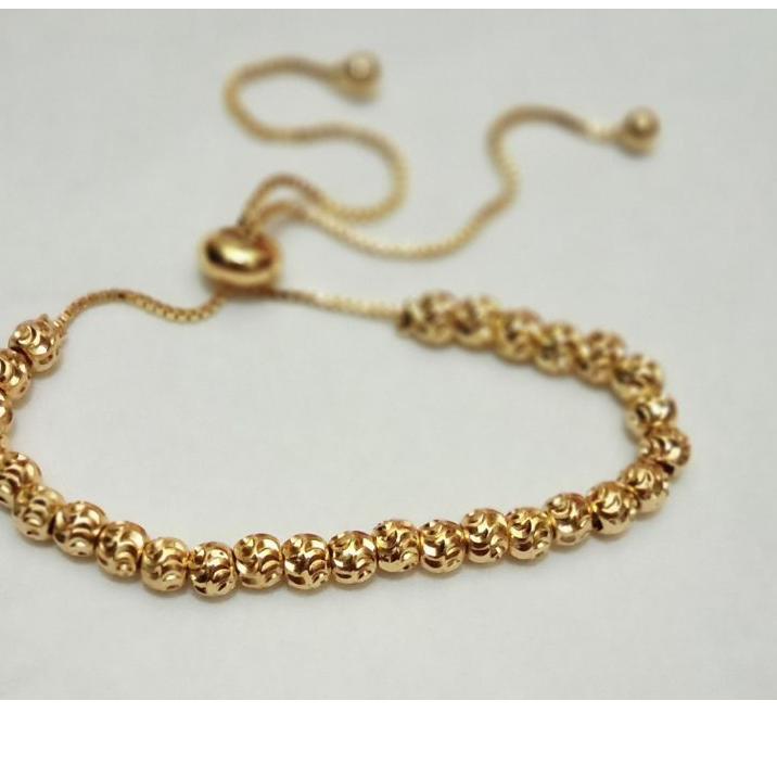 Muraaaahh.. Gelang serut bola ukir berlapis emas