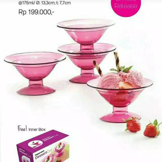 DESSERT CUP TUPPERWARE