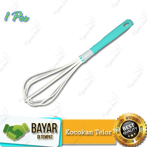 Kocokan Telur Pengocok Telor Green Leaf Anti karat BPA Free Hand Mixer Manual-Vegasus Store(COD)