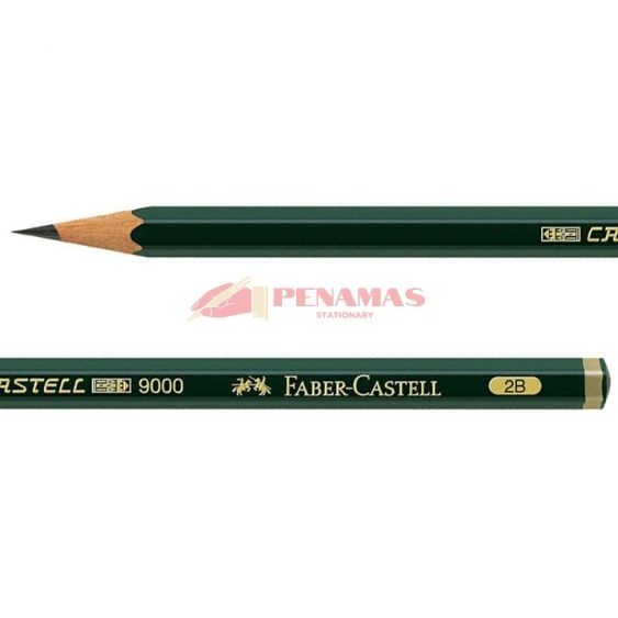 

[PENAMAS] PENSIL 2B FABER CASTELL 9000 / 1 PCS