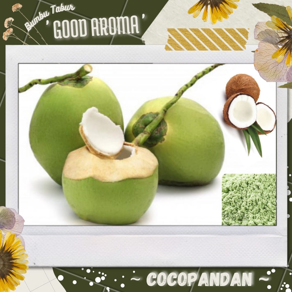 

Bubuk Tabur Manis Cocopandan 1 kilogram, Jual Bubuk Makanan Rasa Cocopandan 1 kg Enak Halal Good Aroma