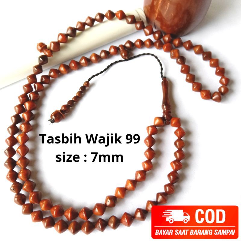 tasbih kokkah koakah kaukah motip gula aren ukuran 7mm