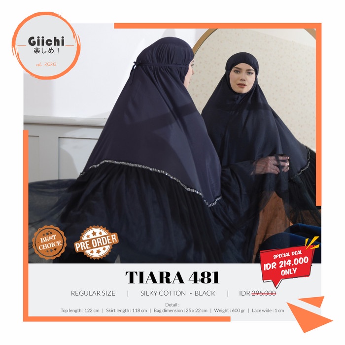 PROMO Mukena Dewasa Silky Cotton Tiara 481 Tatuis Season 1 2022