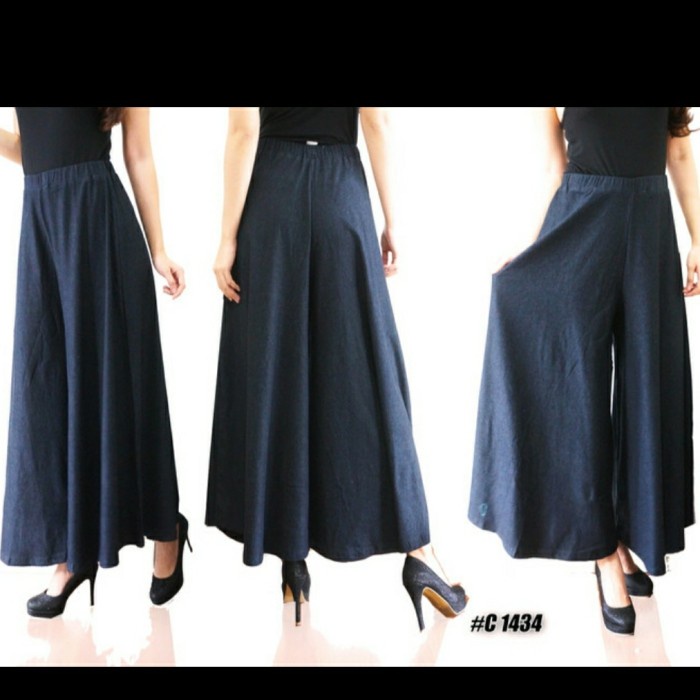 Celana Kulot Panjang Wanita/ celana kulot jeans/ celana kulot korea zhwq