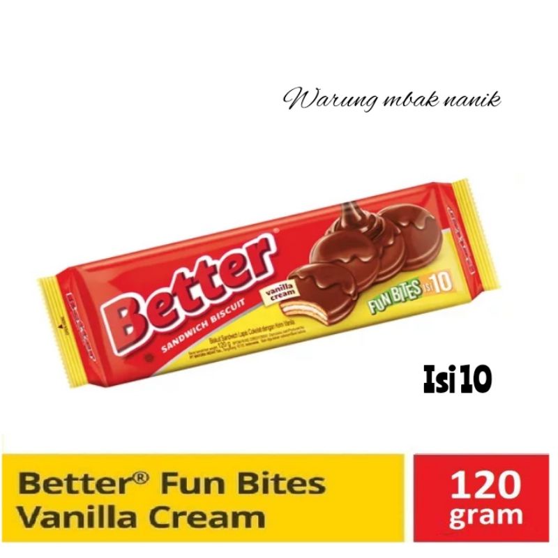 

Better Sandwich biscuit vanilla cream 120gr