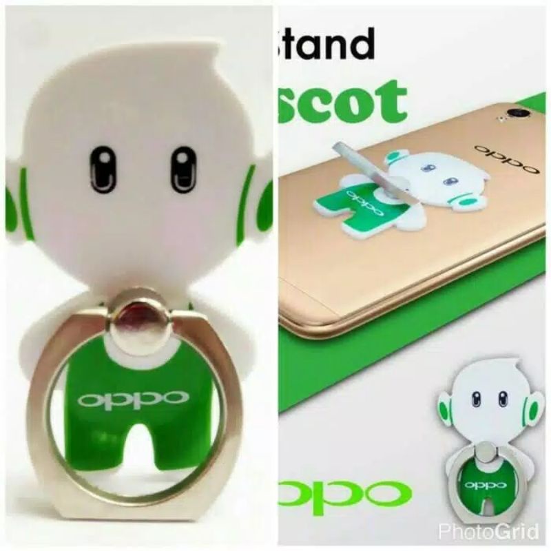 Ring stand holder phone iring maskot Vivo dan Oppo non pack