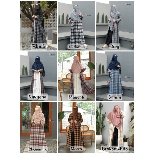KS FLANEL BAHAN FLANEL BERKUALITAS ORIGINAL BY KHUMAIRA SYARI