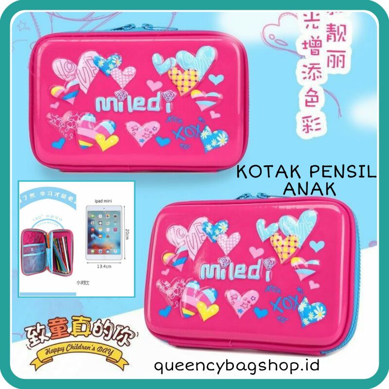 

Kotak Pensil / Tempat Alat Tulis Anak Serbaguna Import Ukuran Besar