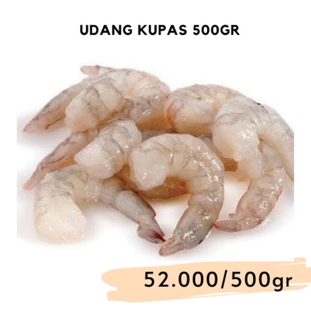 

Udang kupas 500gr