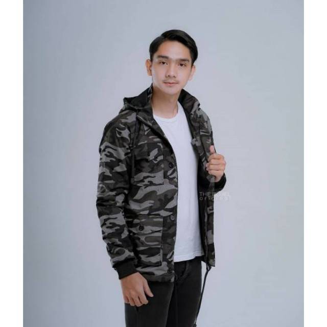 Jaket parka kanvas army premium jaket parka ghubitch original jaket parka modis pria modern