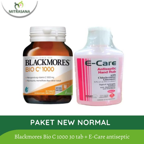 Blackmores Bio C 1000 mg 30 tablet + E-Care Antiseptik Standar Medis 100 ml