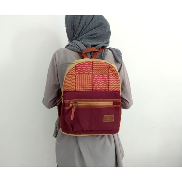 Tas Ransel Kecil Kerja Wanita - Mini Backpack Kuliah