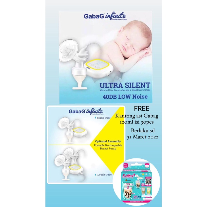 GABAG INFINITE DOUBLE BREAST PUMP