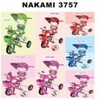 Sepeda Anak roda Tiga nakami 3757