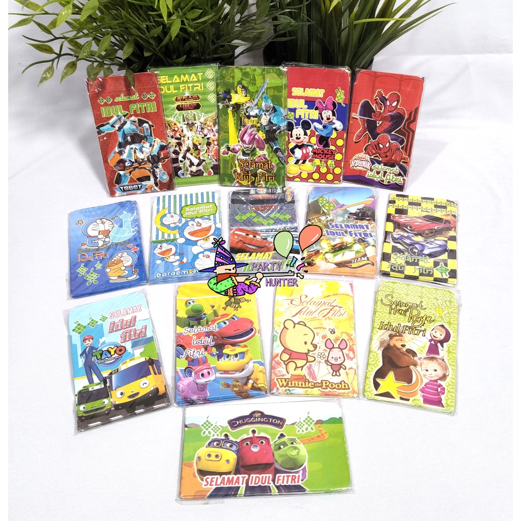 

Amplop Lebaran Idul Fitri (S)/ Angpao Lebaran Karakter Anak (10 pcs) tipe SD