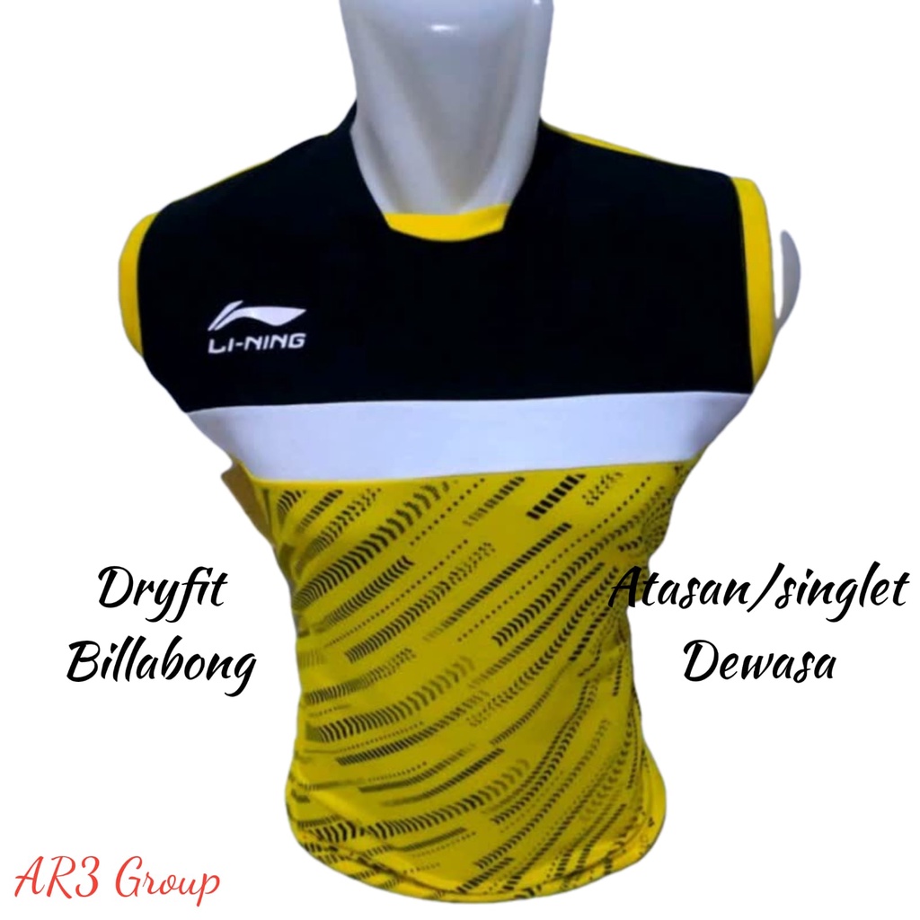 Koas atasan pria/wanita kaos badminton kaos bulutangkis kaos volly kaos olahraga motif terbaru