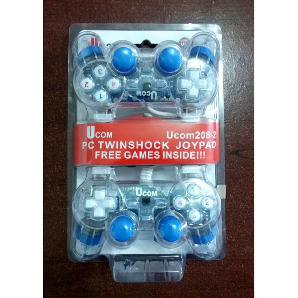 GAMEPAD DOUBLE TRANSPARAN USB