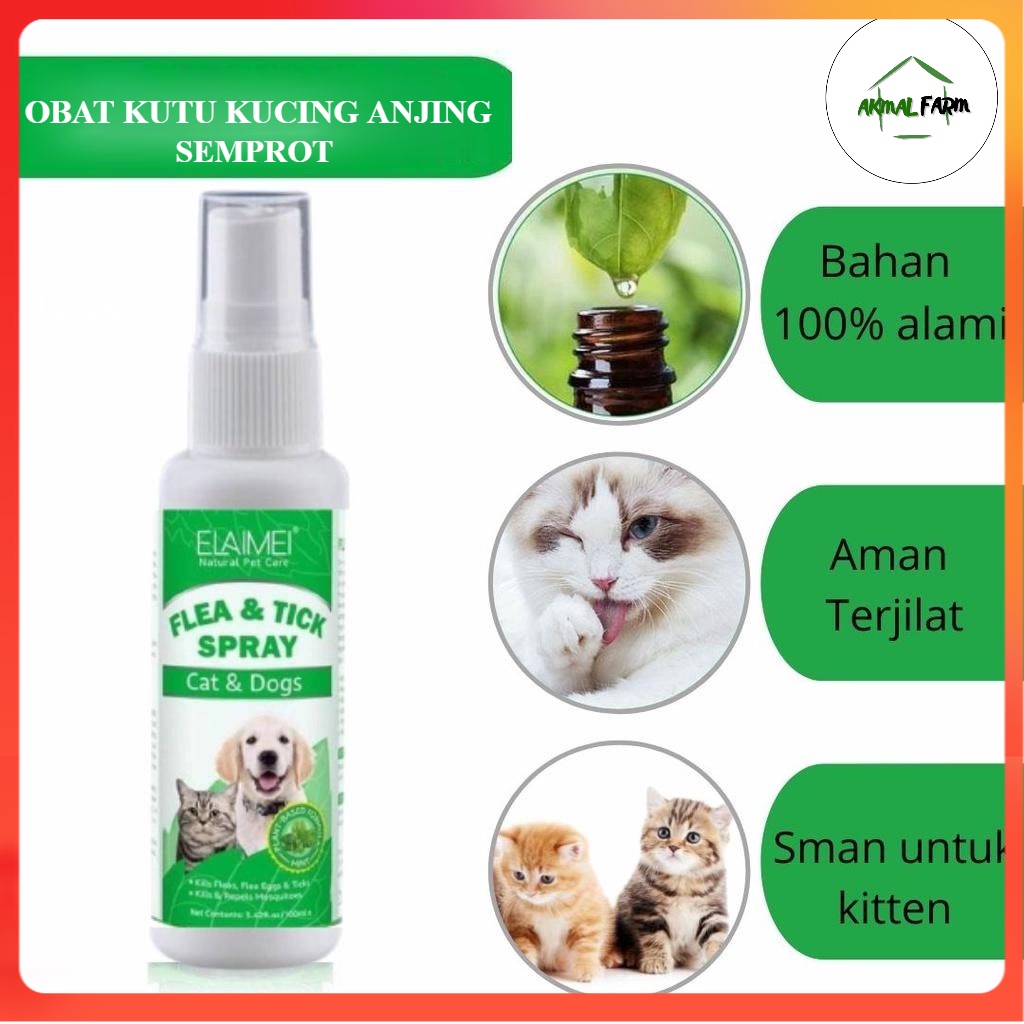 Obat Kutu Kucing Anjing Semprot Ampuh