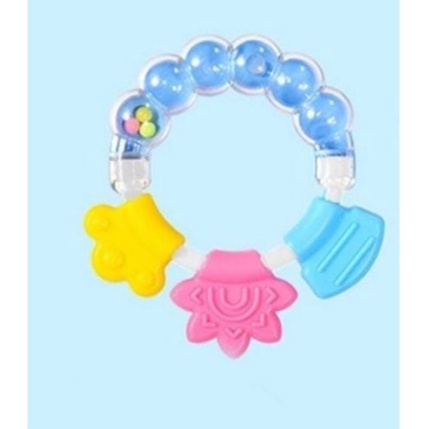 kerincingan anak bayi teether karet anak