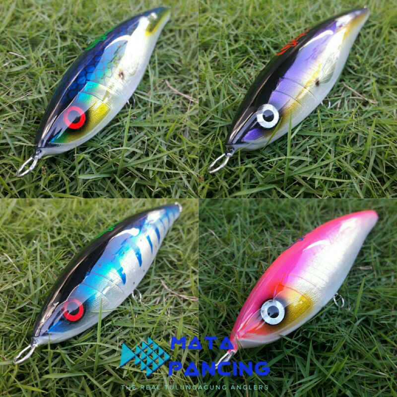 Umpan stickbait sinking Gcast art lure hand made hard resin finishing stick bait