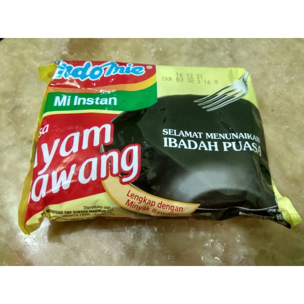 

INDOMIE Mi Instan Kuah Rasa Ayam Bawang 69 gram