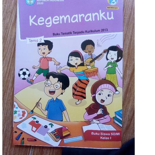 

스 Buku Tematik Kls 1 Tema 2 Kegemaranku Baru