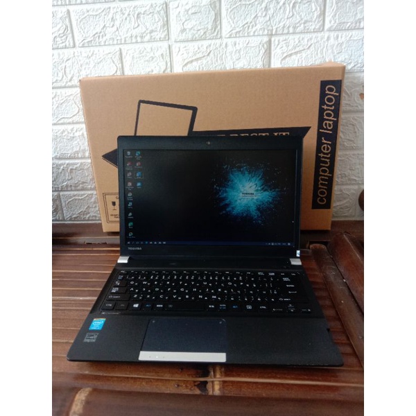 laptop Toshiba r734 core i3 generasi tinggi second mulus oryginal sudah SSD