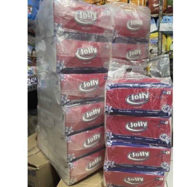 Grosir Tissue JOLLY Facial 250 Sheet Tisu Wajah 1 Bal Dus isi 48 Pack