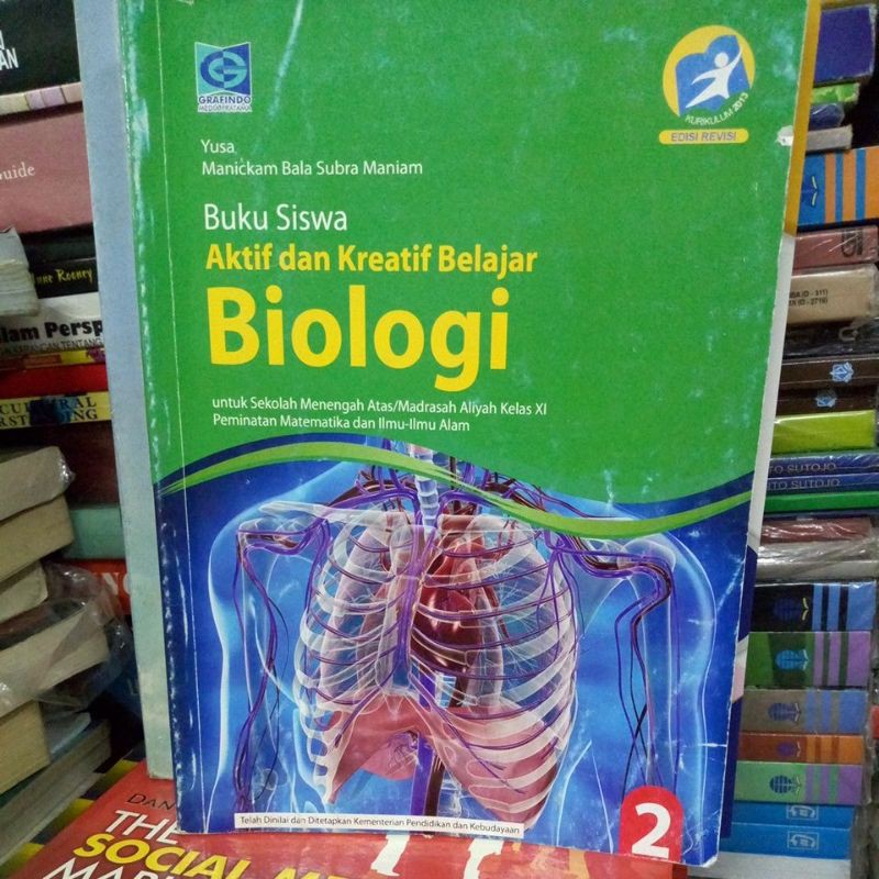 Biologi untuk SMA kelas 11 original bekas grafindo