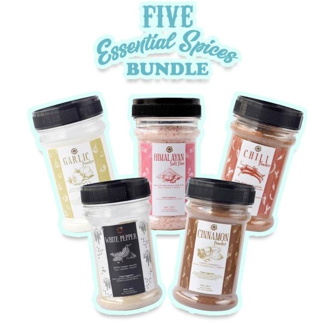 

Harap Baca Deskripsi Sebelum Order 5 Essential Spices Bundle ( Paket 5 Bumbu Dapur )