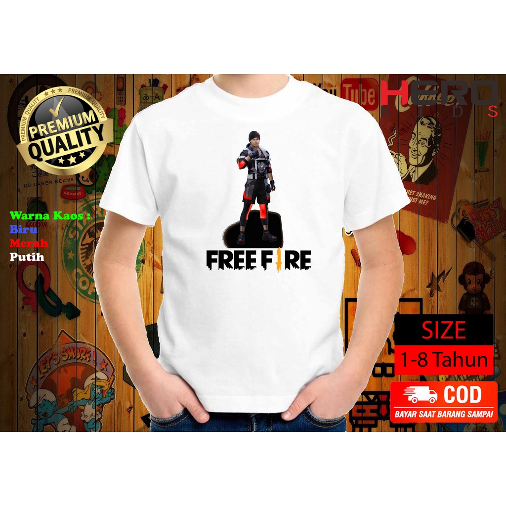 Baju Anak Laki-Laki FREE FIRE