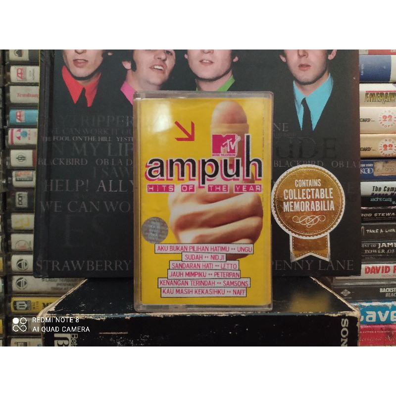 Kaset Pita : MTV AMPUH - HITS OF THE YEAR.