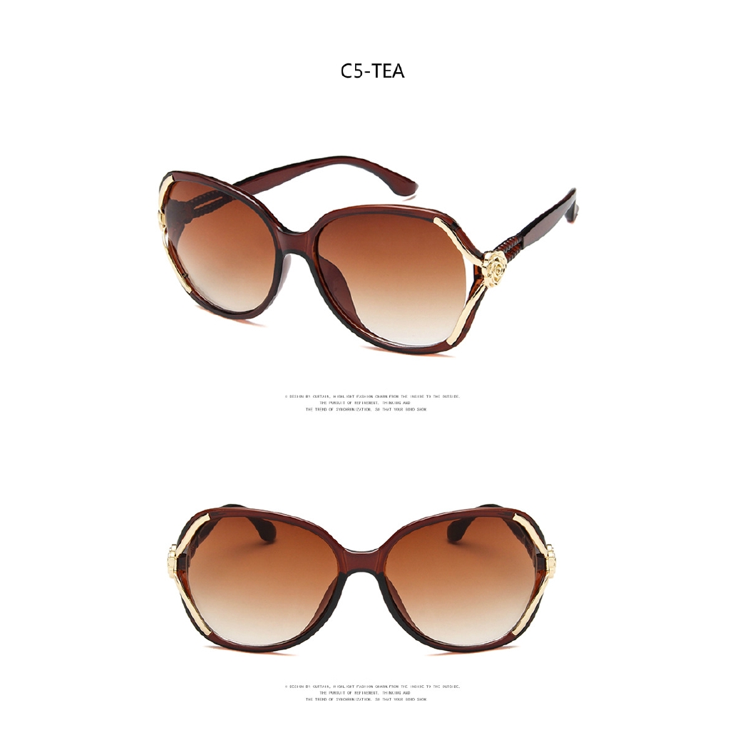 New European and American fashion personality versatile big frame sunglasses