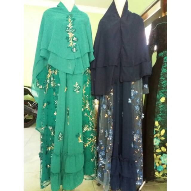 Gamis Syari brokat