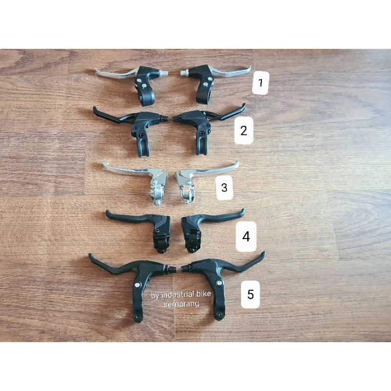 Handle Rem Sepeda Tuas Handel Pegangan Brake Lever Speda Alloy Alumunium Allumunium Anak-anak BMX Mini Minion