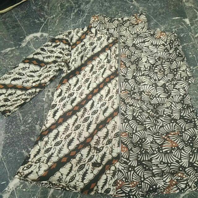 Atasan Batik Cap Kantoran Blouse Batik Modern Eksklusif
