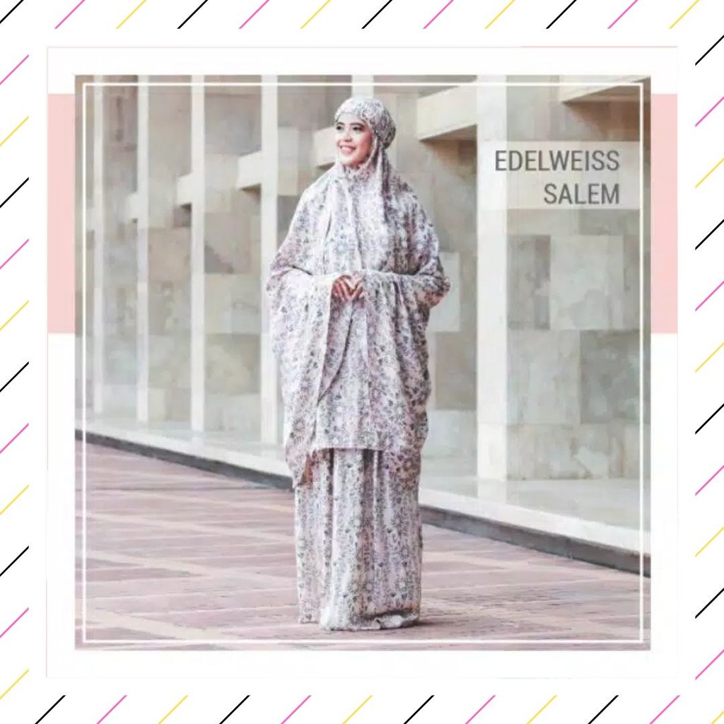 [ PROMO BERKAH  ] Mukena tazkia / tazbiya edelweiss Salem